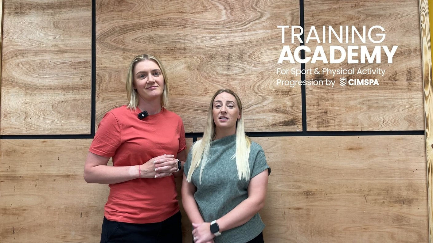 Load video: Clare Dunn - Associate Director for Business Engagement, CIMSPA and Natasha Eason – Associate Director for the Training Academy, CIMSPA discuss the Training Academy for Sport and Physical Activity, Progression by CIMSPA.